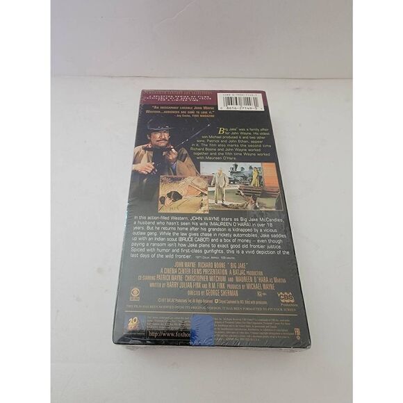 Vintage Fox Video Collection John Wayne “ Big Jake” VHS Movie Sealed NWOT - Picture 3 of 4